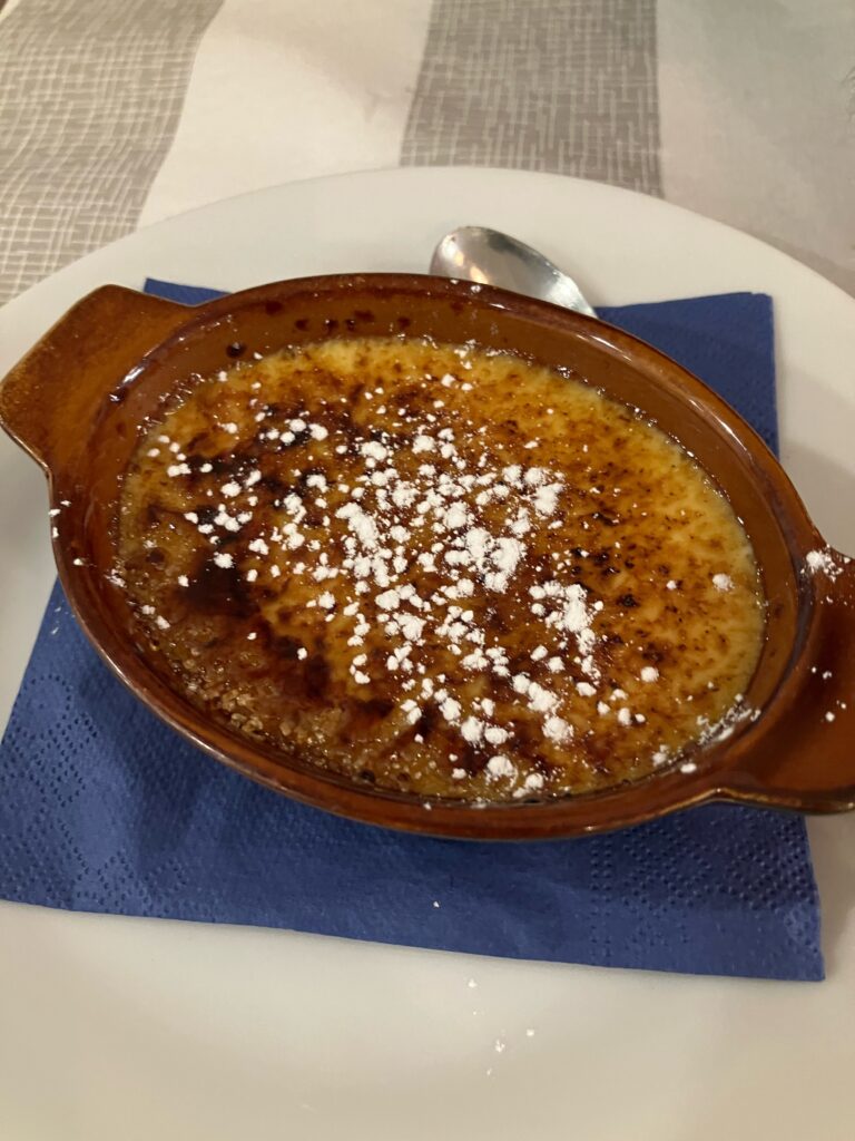 ローマのスイーツおすすめ店 LA LOCANDA DI EUGENIOのクリームブリュレ