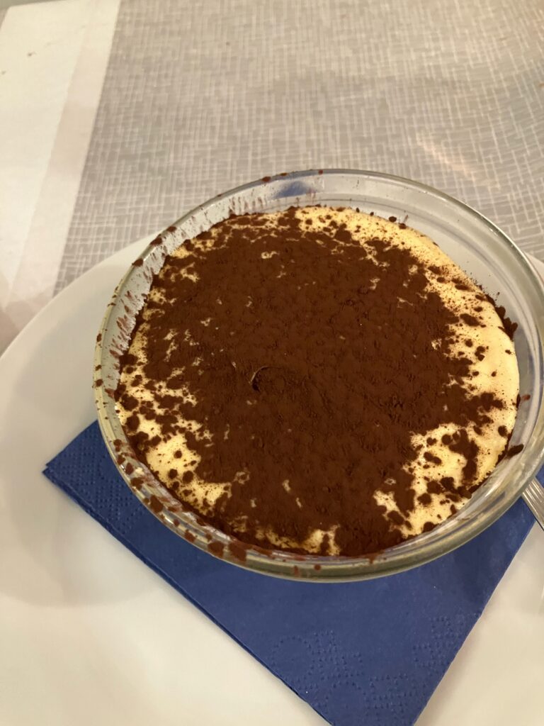 ローマのスイーツおすすめ店 LA LOCANDA DI EUGENIOのティラミス