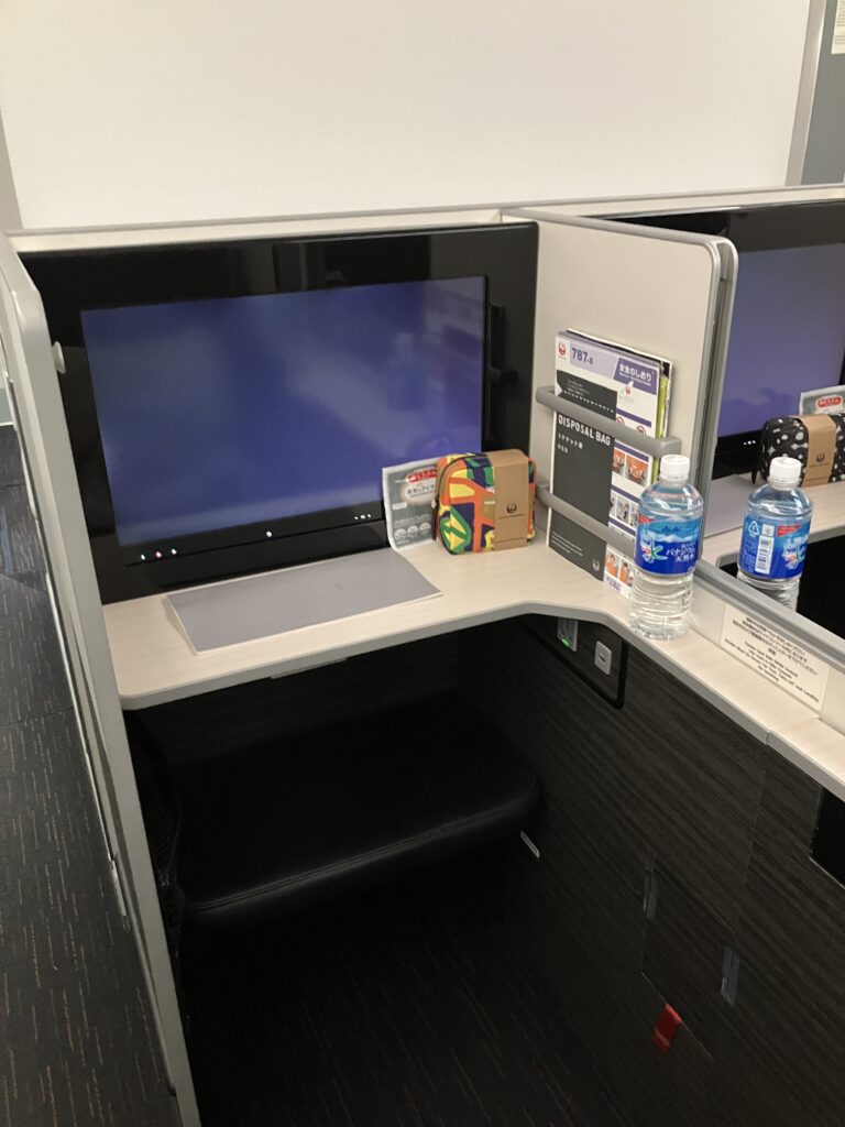 JALのビジネスクラスシート