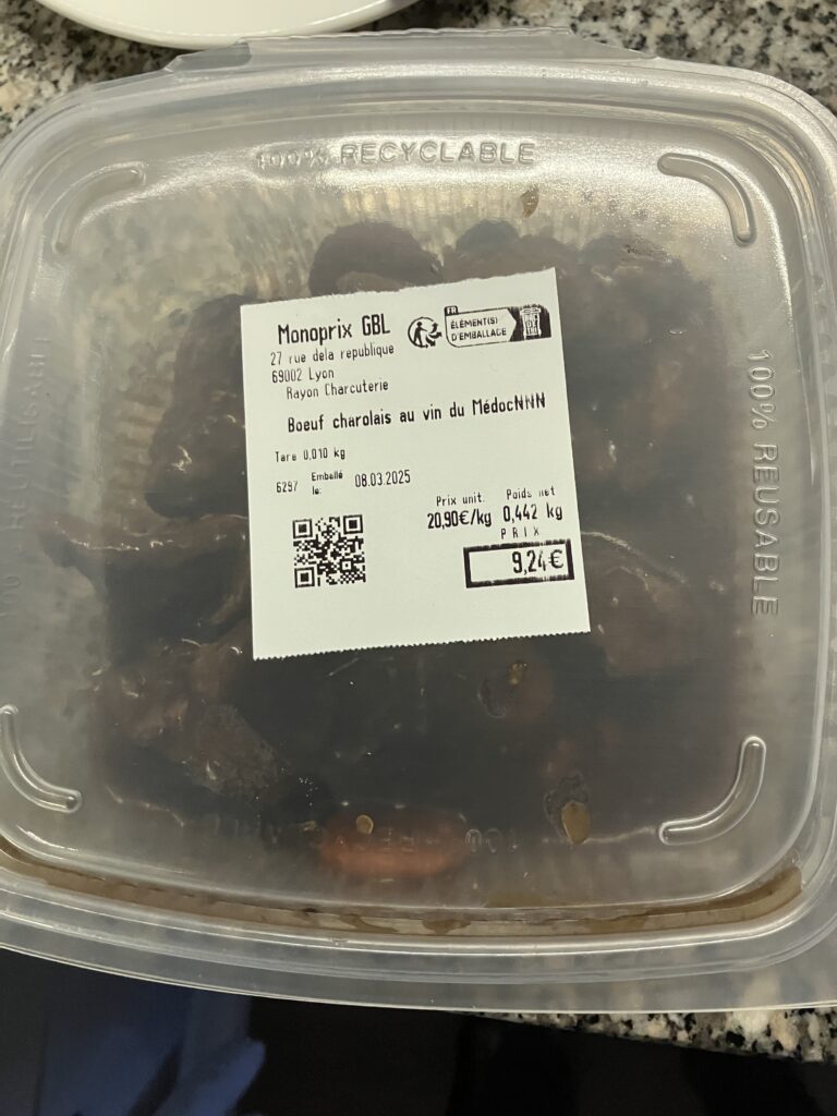 ー購入品 牛肉のシチュー