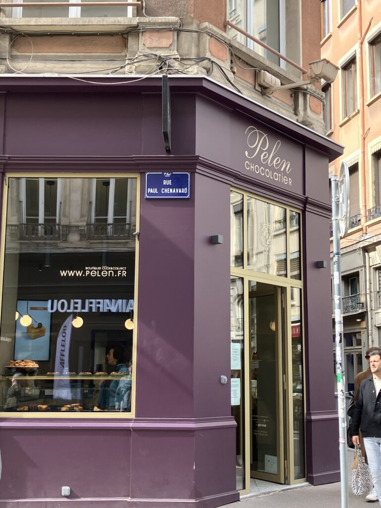 リヨン チョコレート店Pelenの外観