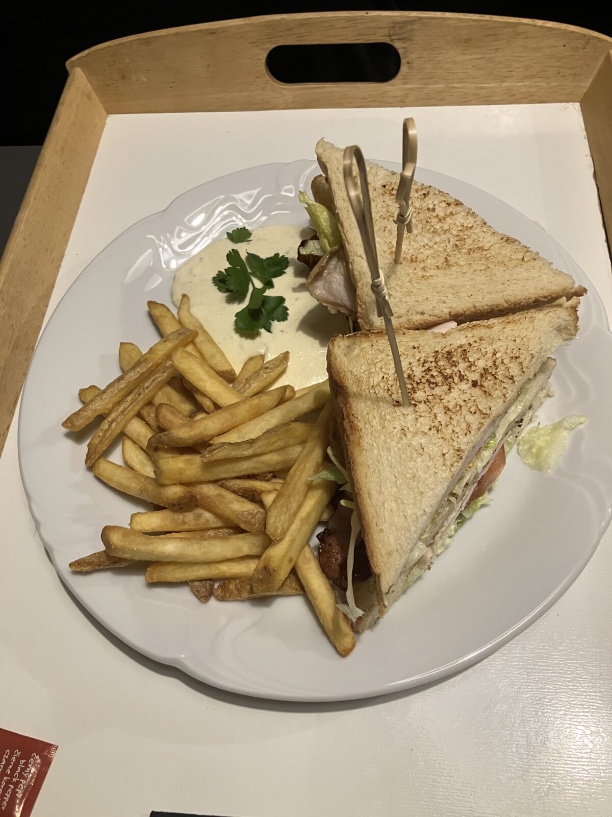 美味しかったミックスクラブサンドイッチ