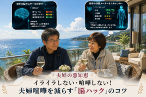 夫婦喧嘩 回避 悪知恵イメージ