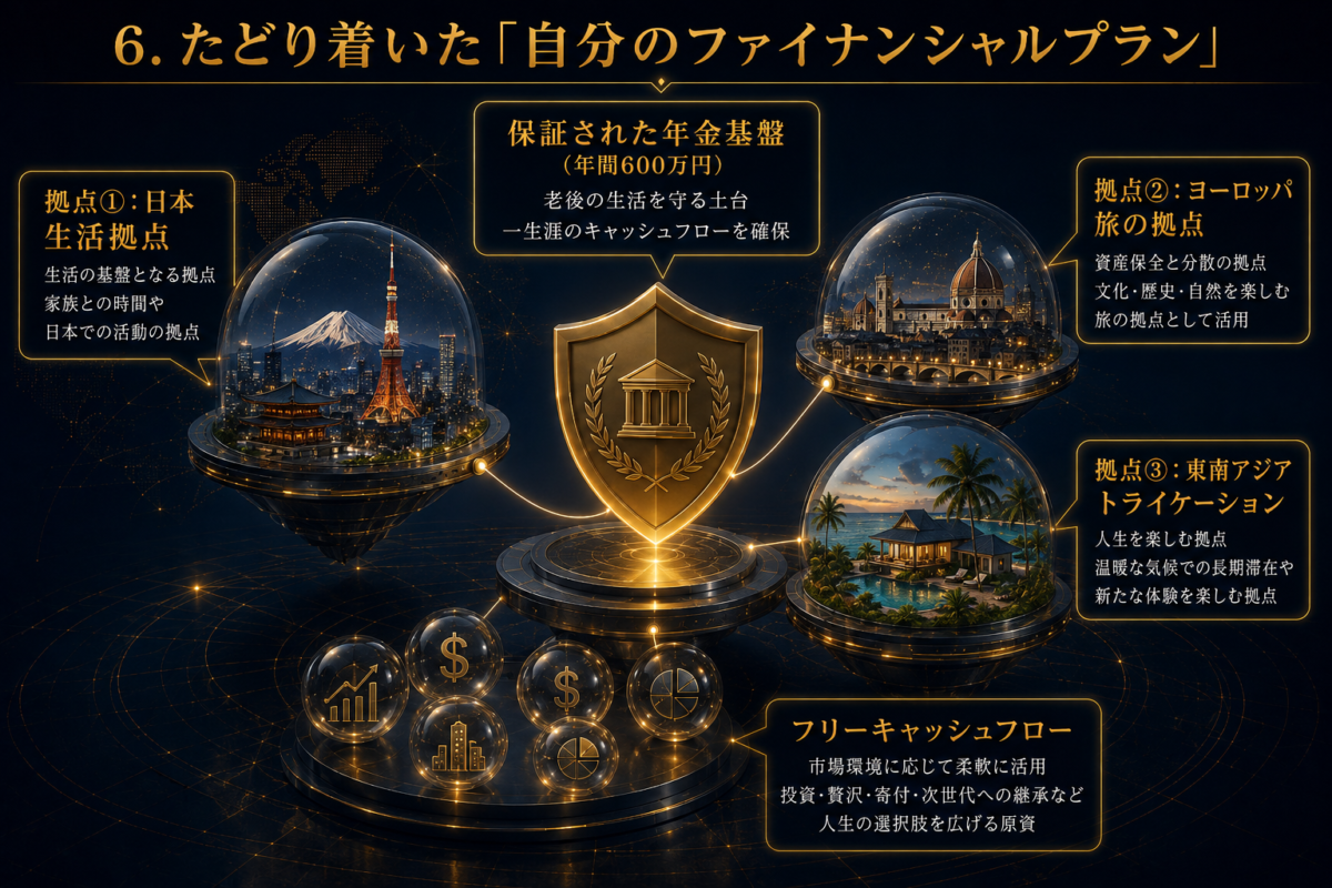 富裕層の定義は罠?世界の基準と日本の違い
6.たどり着いた「自分のファイナンシャルプラン」