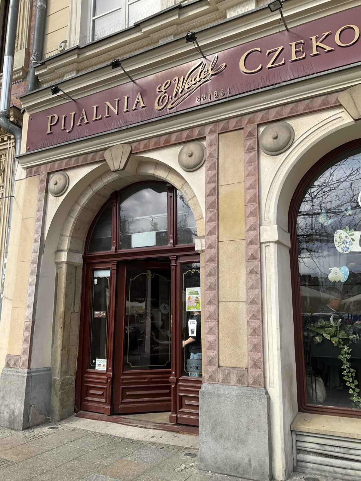 クラクフおすすめカフェPijalnie Czekolady E. Wedel