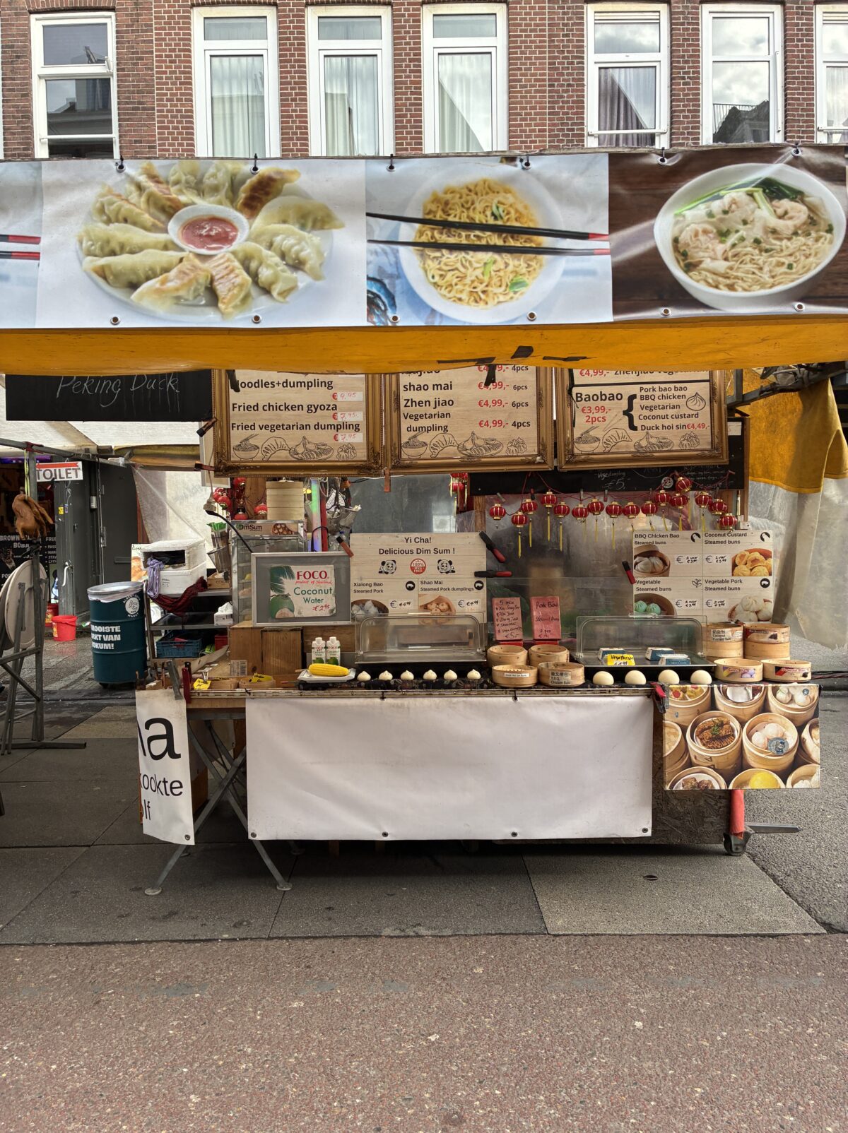 アムステルダム市場Albert Cuyp Marktの中華料理店