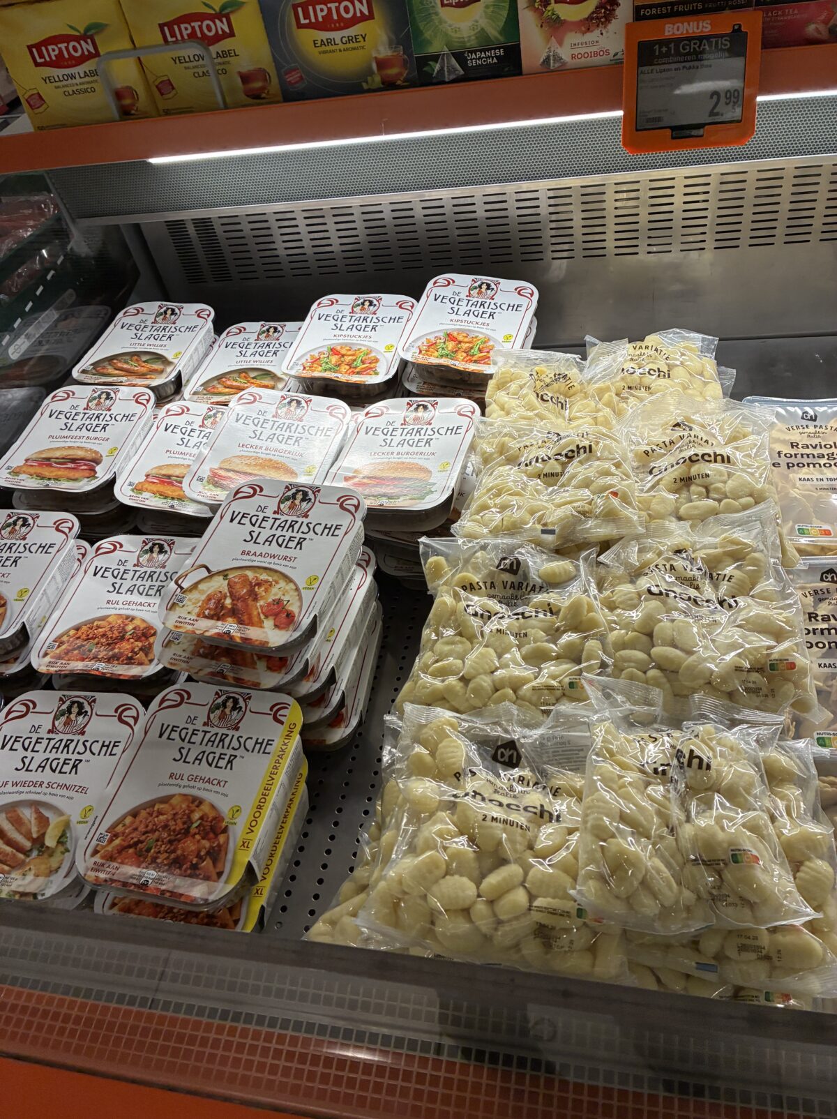 アムステルダムスーパーAlbert Heijn Utrechtsestraat店冷凍ニョッキ