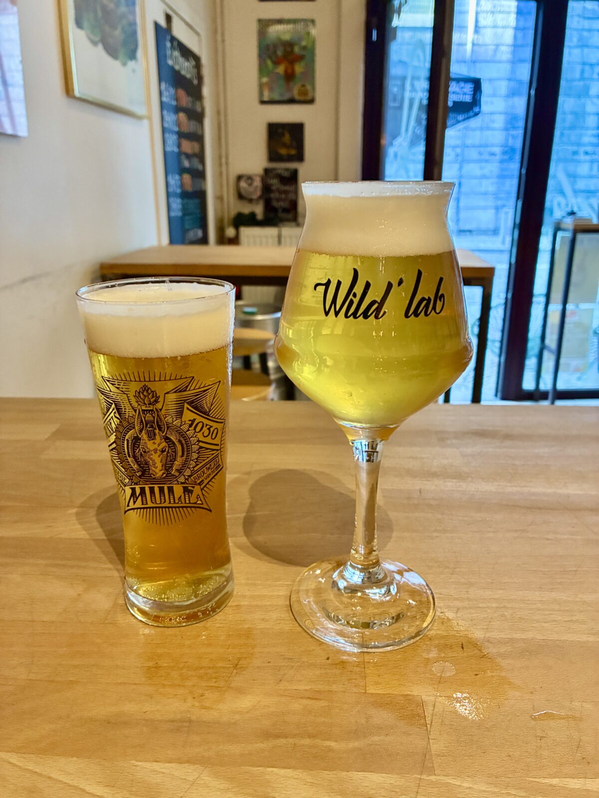 リエージュビアバーWild Lab Liège注文したビール