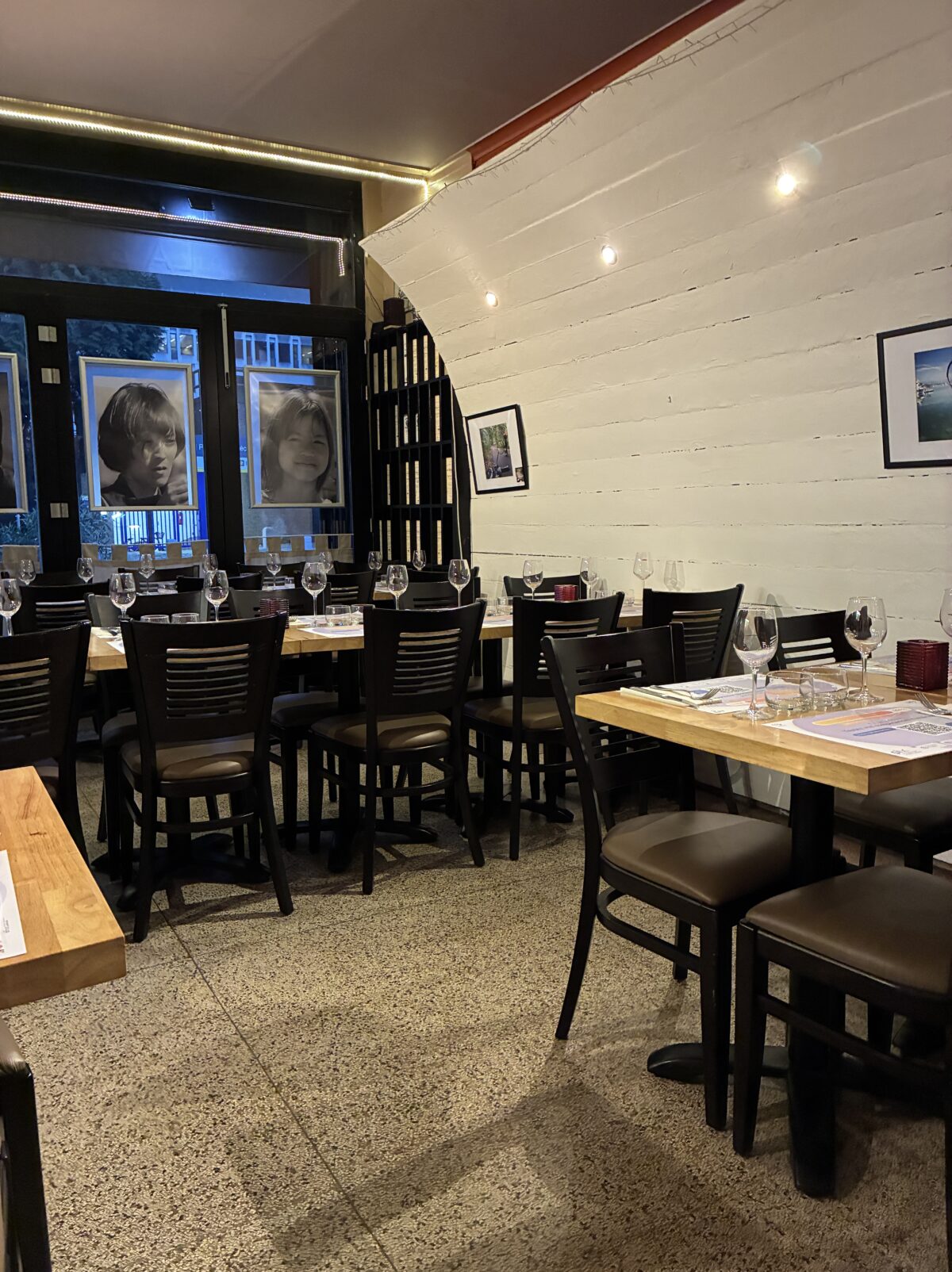 リエージュレストランLA BAMBOLA店内