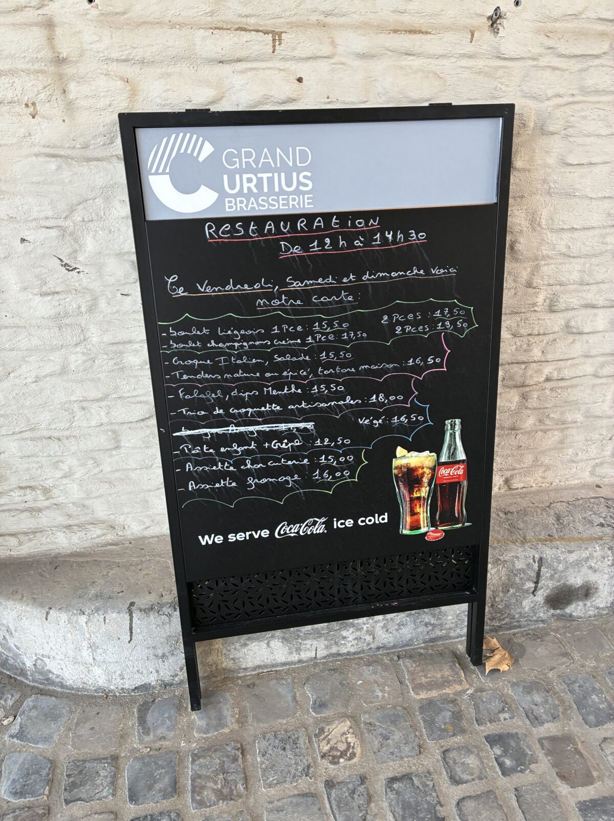 リエージュビアバーBrasserie - Grand Curtius看板