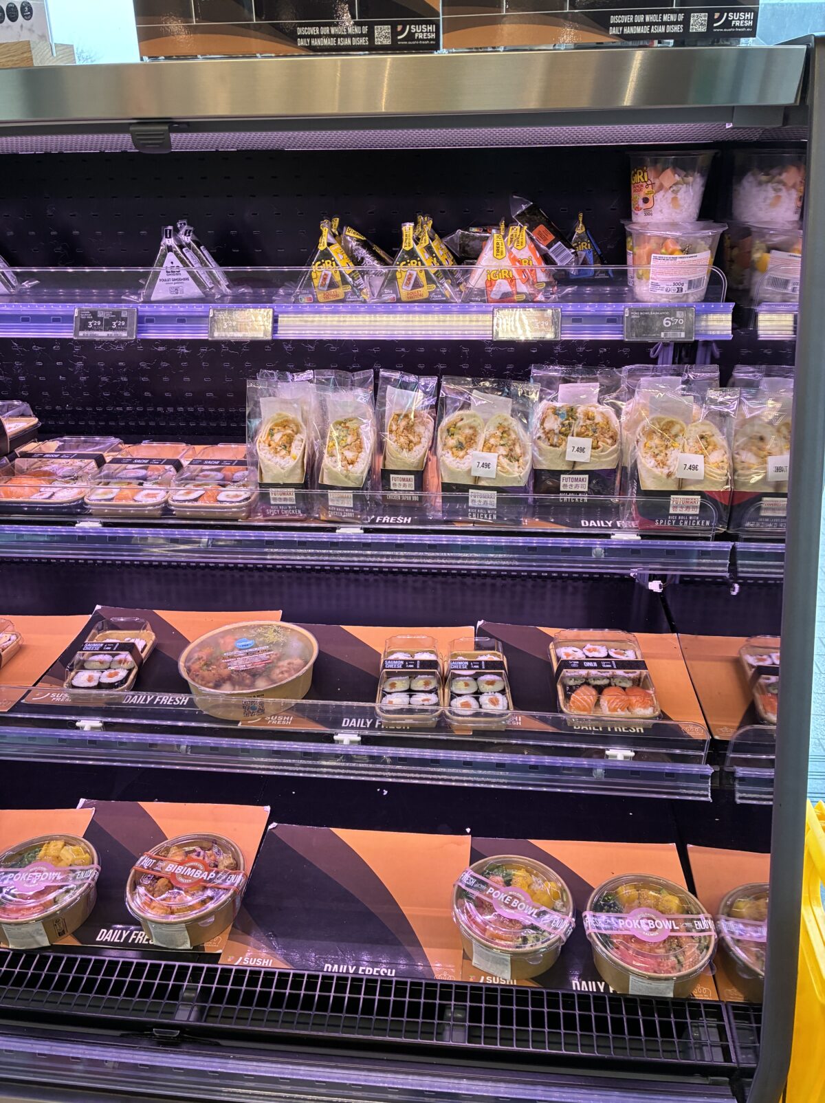 ルクセンブルクスーパーMonoprix Guillaume II 軽食類