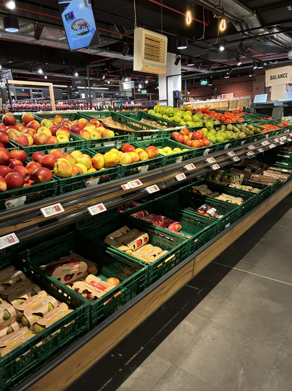 ルクセンブルクスーパーProxy Delhaize Hamilius 野菜・果物