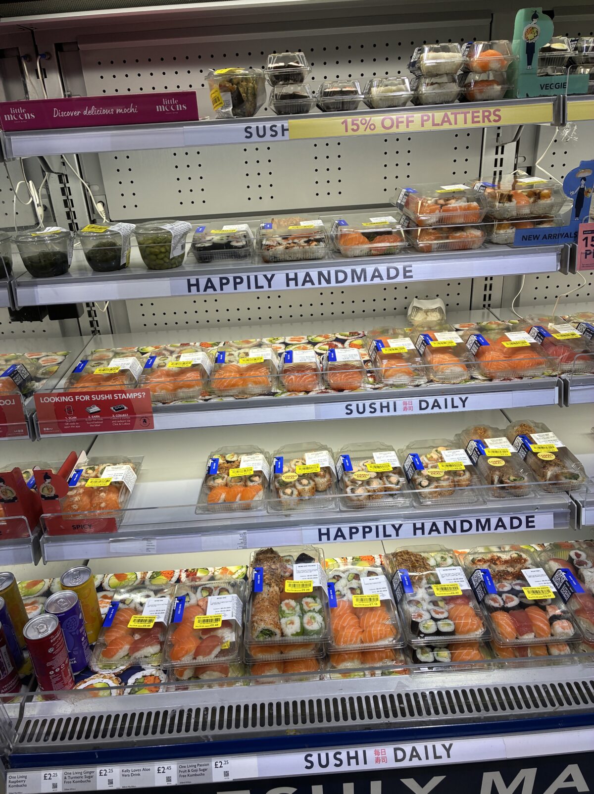 ロンドンスーパー Little Waitrose & Partners High Holborn お寿司コーナー