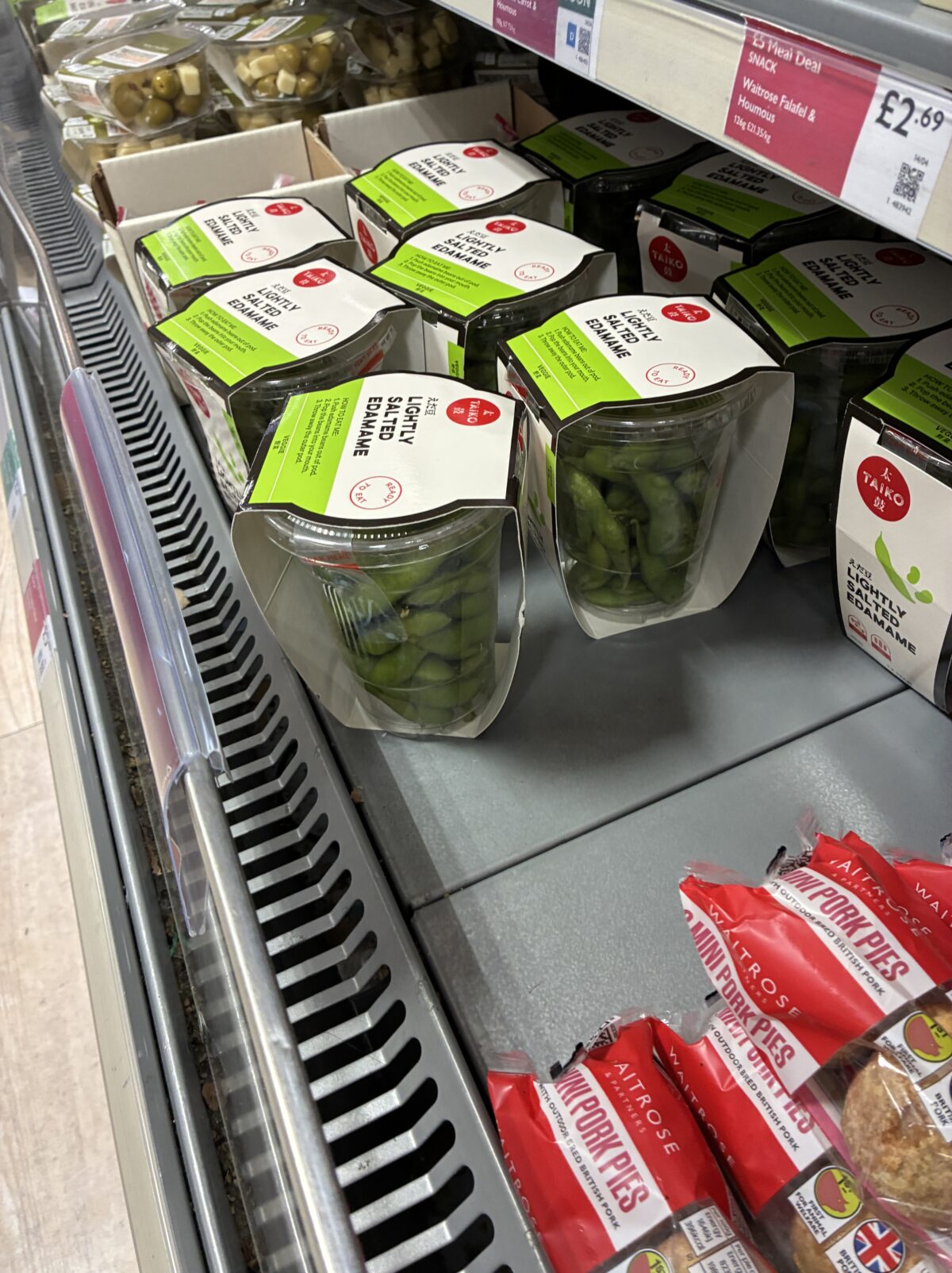 ロンドンスーパー Little Waitrose & Partners High Holborn 枝豆
