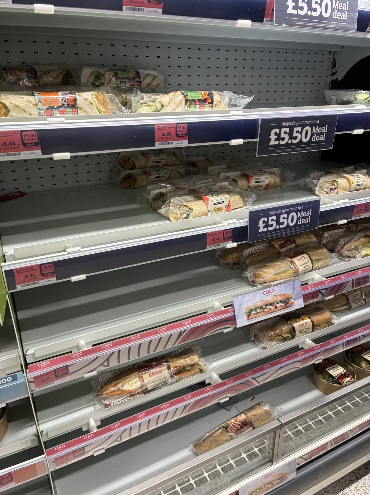 ロンドン スーパー・市場 Sainsbury’s Holborn サンドイッチ類