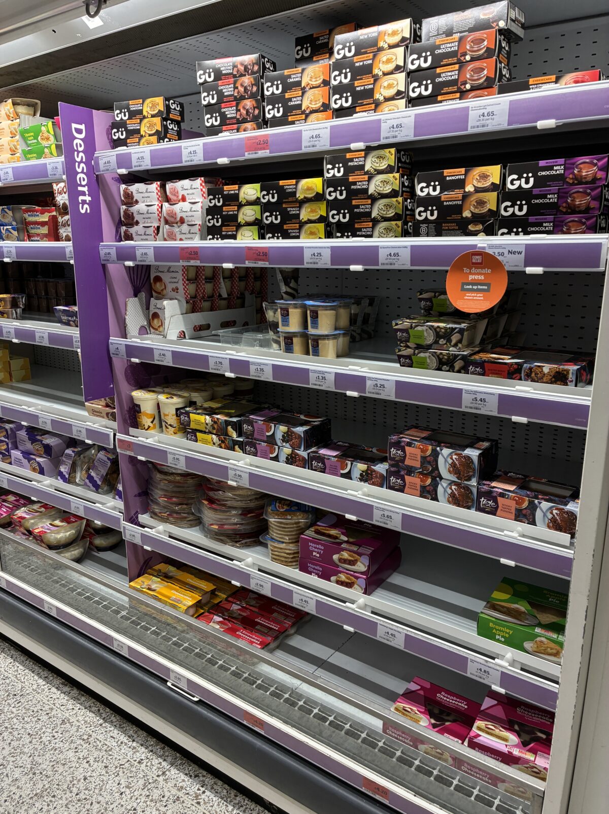 ロンドン スーパー・市場 Sainsbury’s Holborn チルド商品