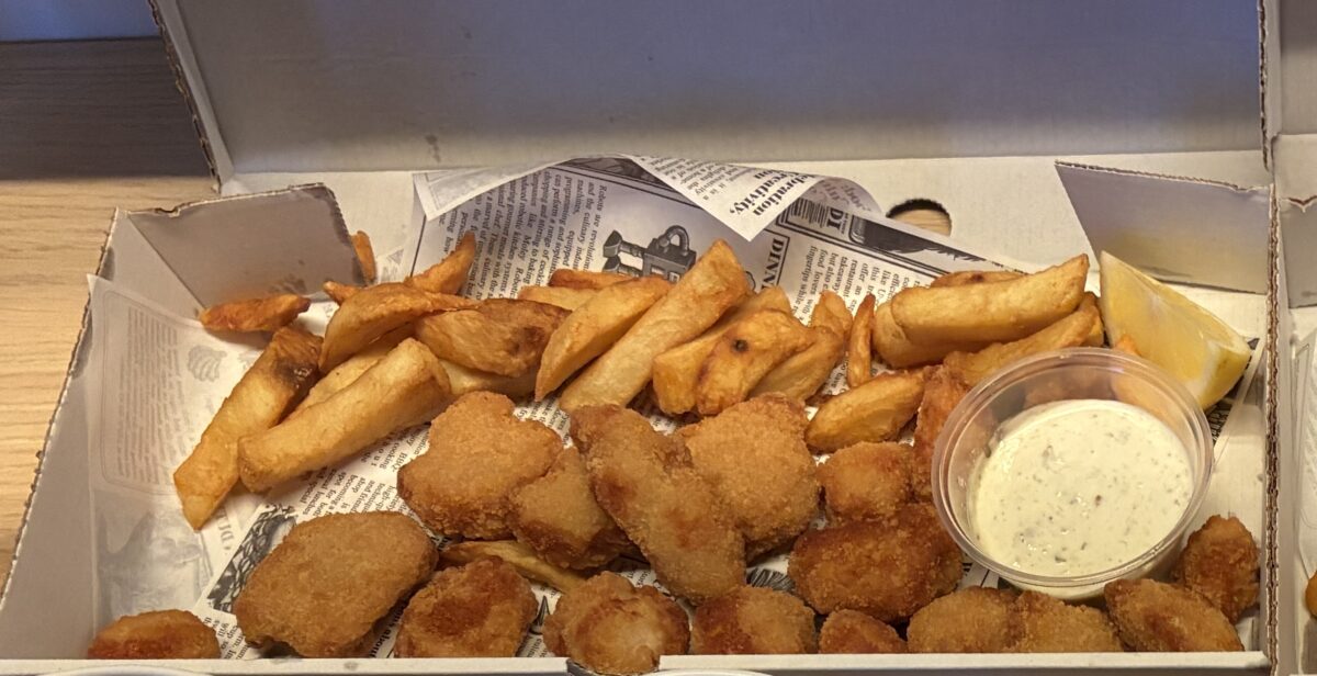 ロンドン テイクアウト Fish Plaice 注文品 Scampi
