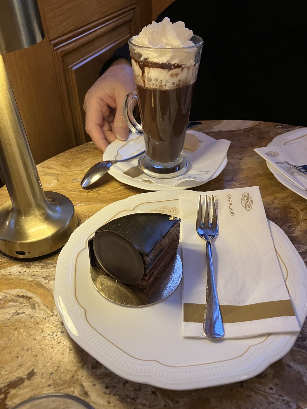 ブダペストのカフェ Café Gerbeaudのスイーツ