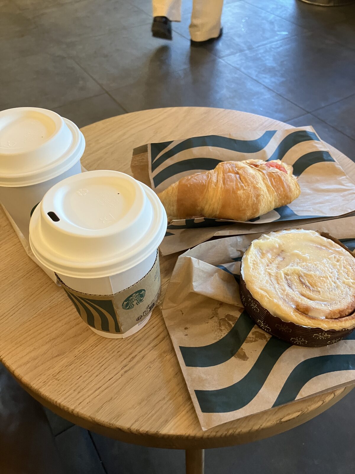 ブダペストのカフェ Starbucks Castleオーダー品
