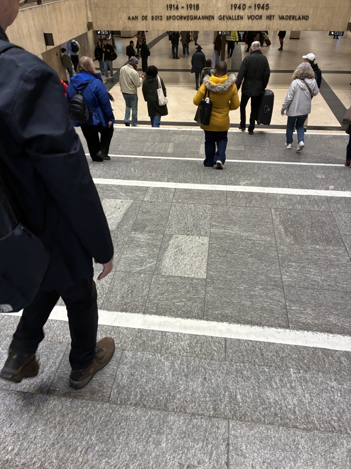ブリュッセル中央駅のコンコース