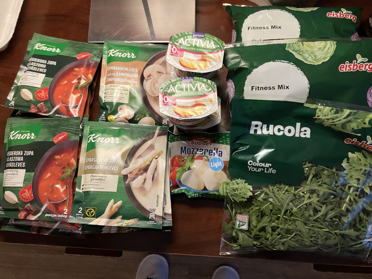 ブタペスト スーパーでの購入品