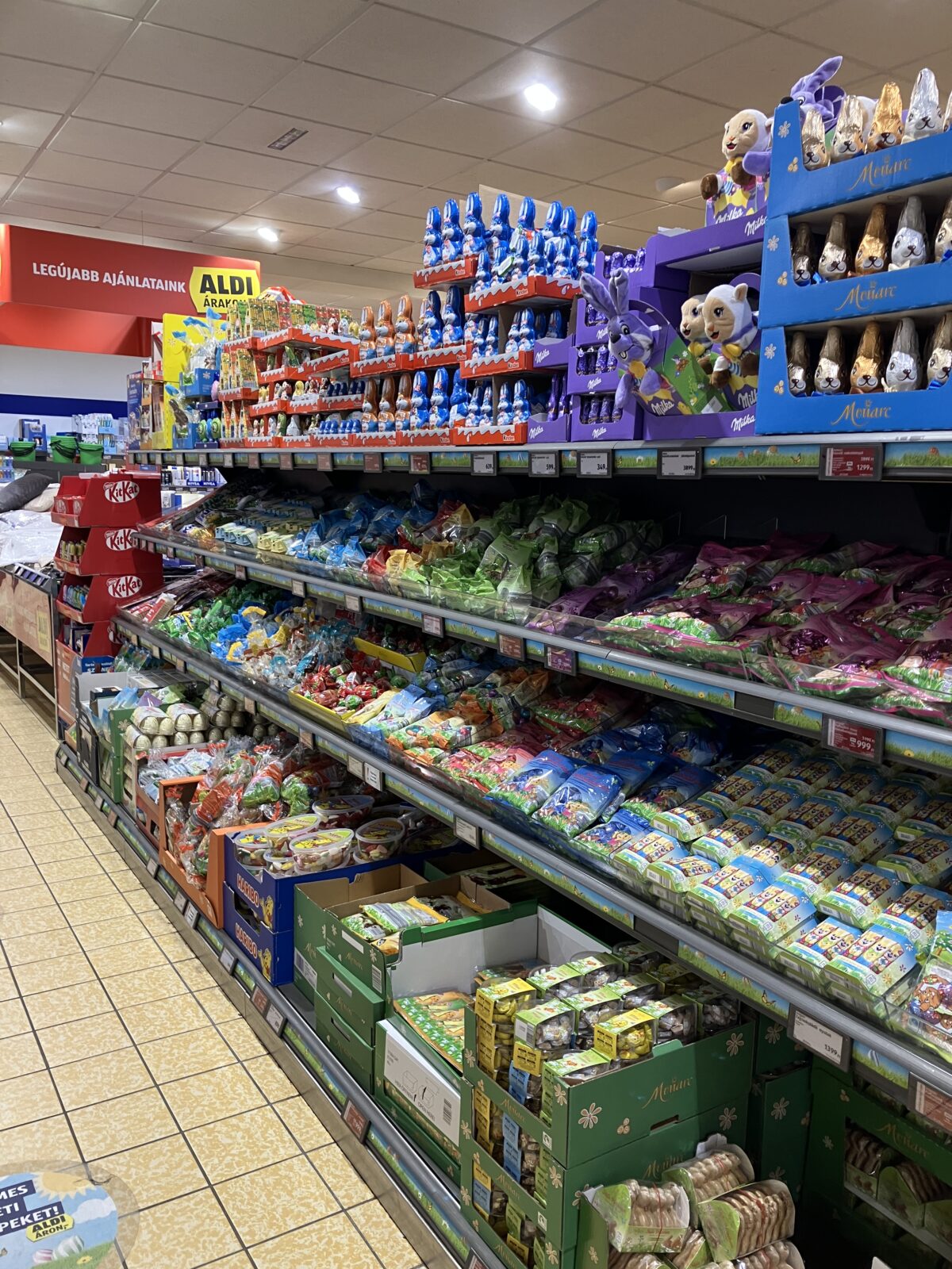 ブタペスト スーパー店内