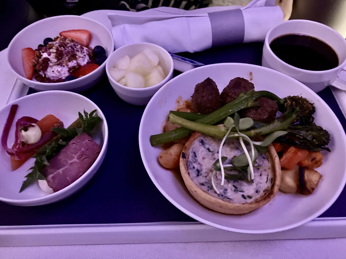 フィンエアーの夕食